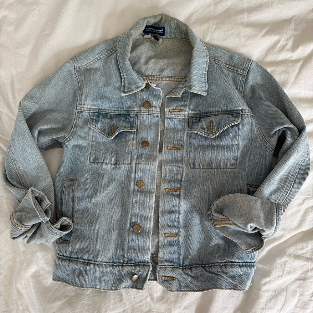 American Apparel Light Blue Denim Jacket